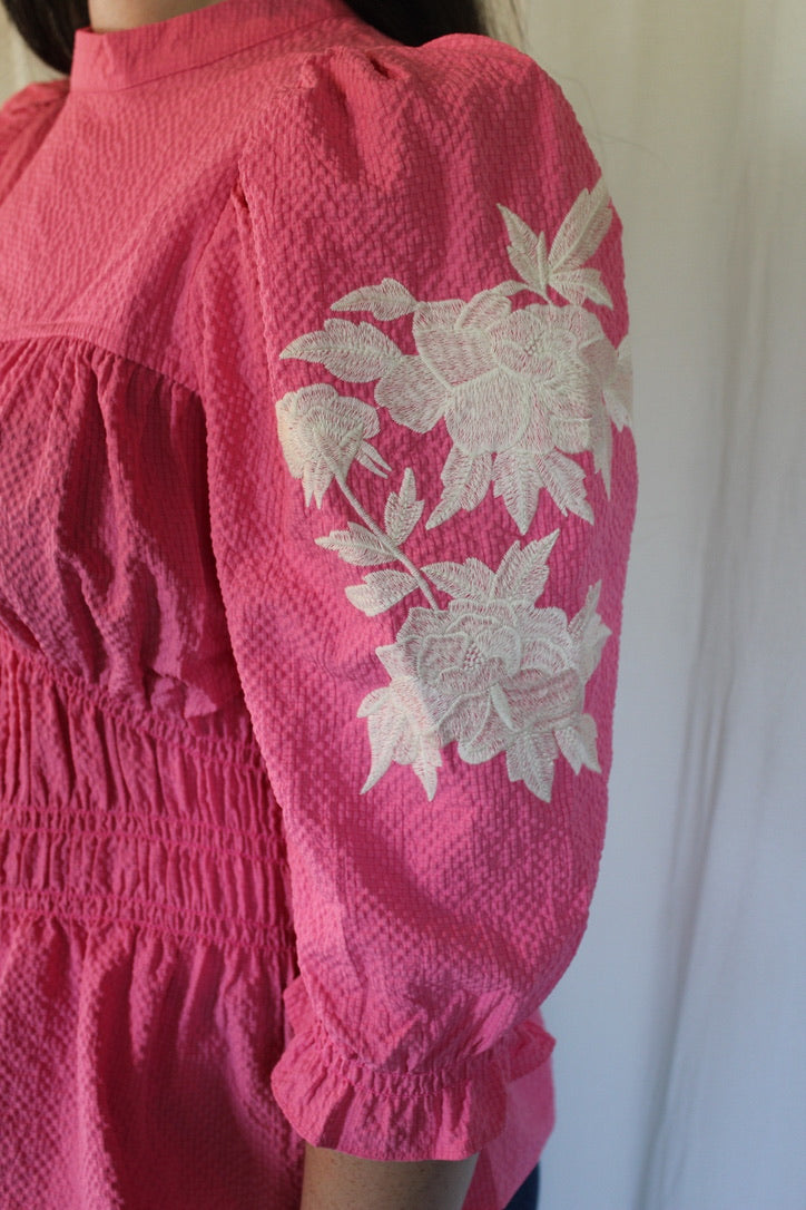 Pink Petal Peplum