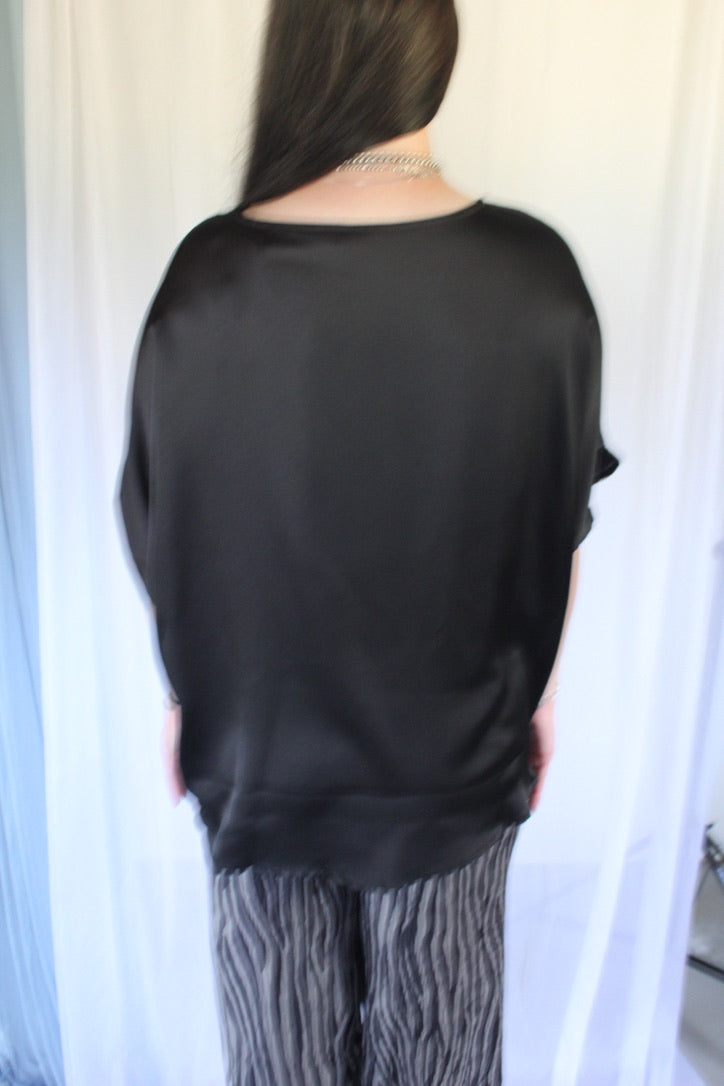 Satin Twist Blouse