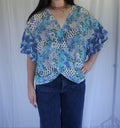 Dotty Bloom Sheer Blouse