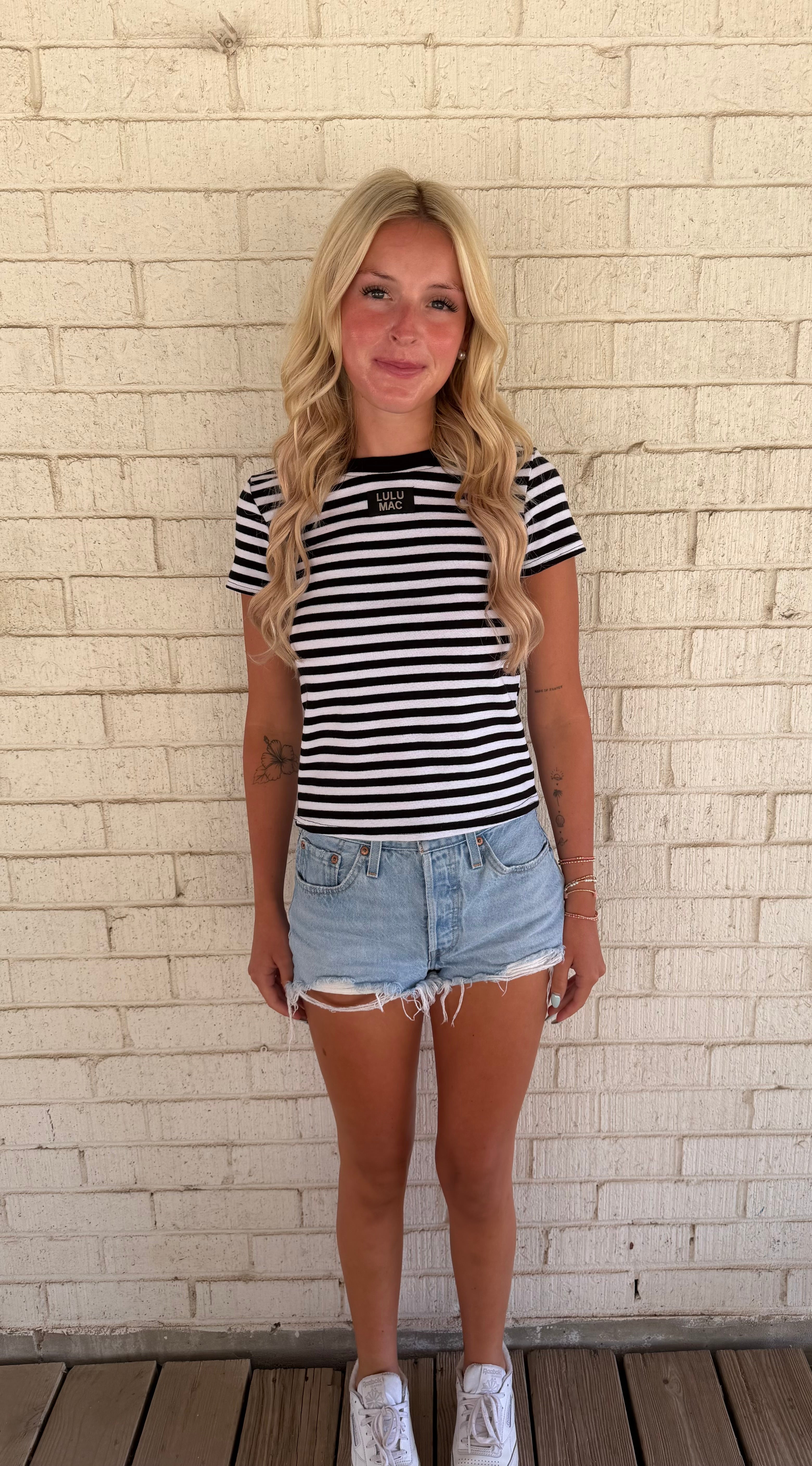 LULU MAC Striped Tee