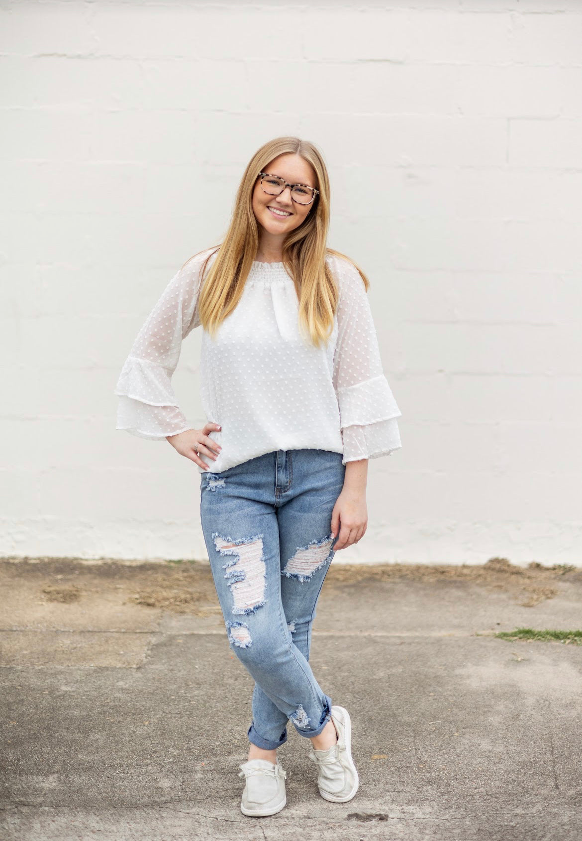 Ruffle Blouse