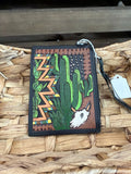 Leather Tooled Card Wallet