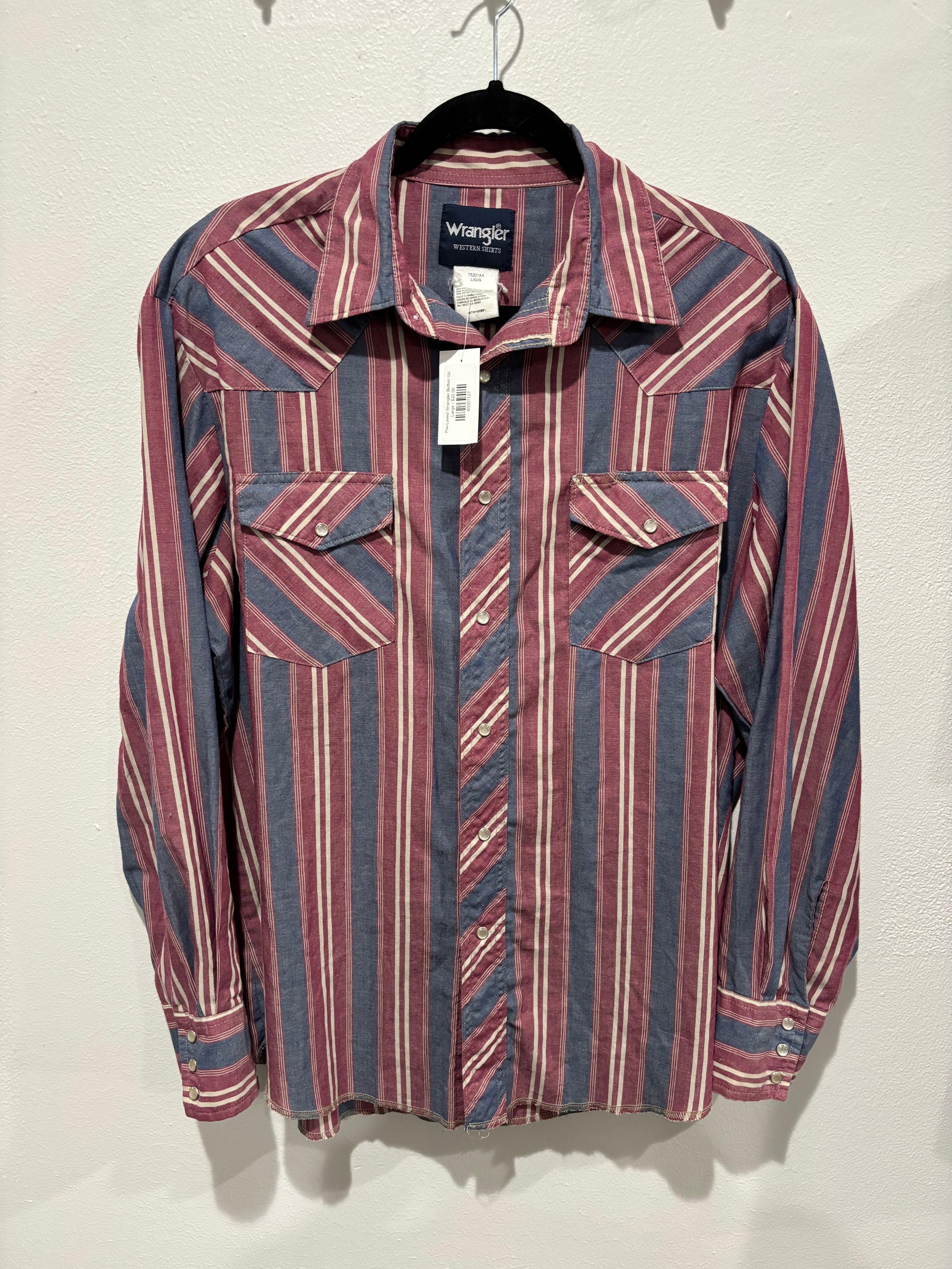 Pre-Loved Wrangler Button Up
