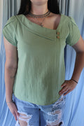 Sage Serenity Button top