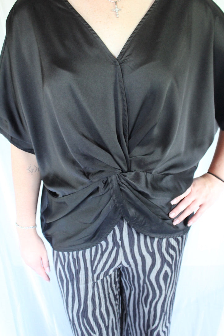 Satin Twist Blouse