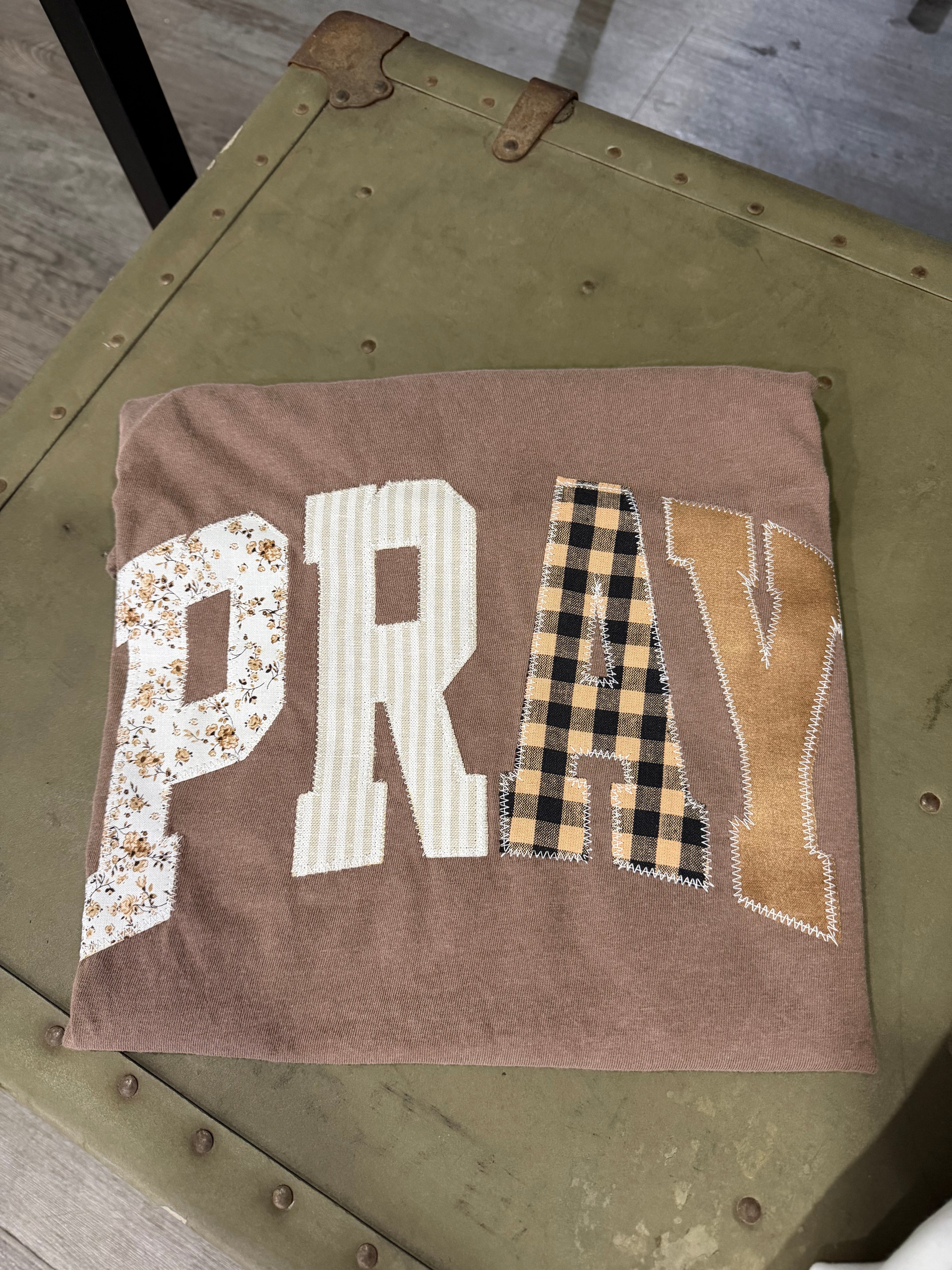 PRAY Embroidered Tee