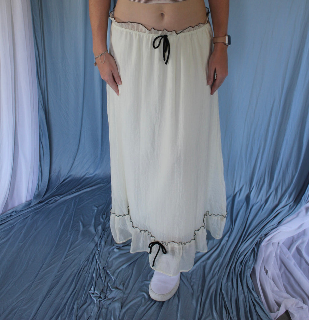 Threaded Day Maxi Skirt