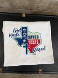 Jesus Saved and Texas Raised Tee