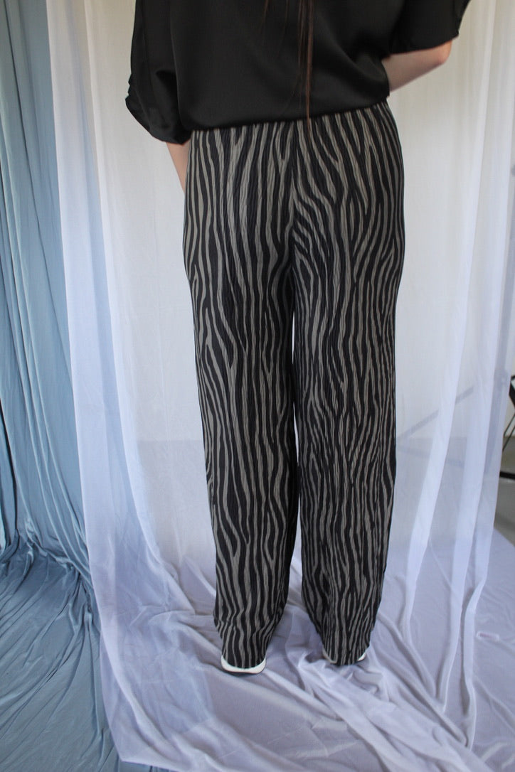 Zebra Velvet Pants
