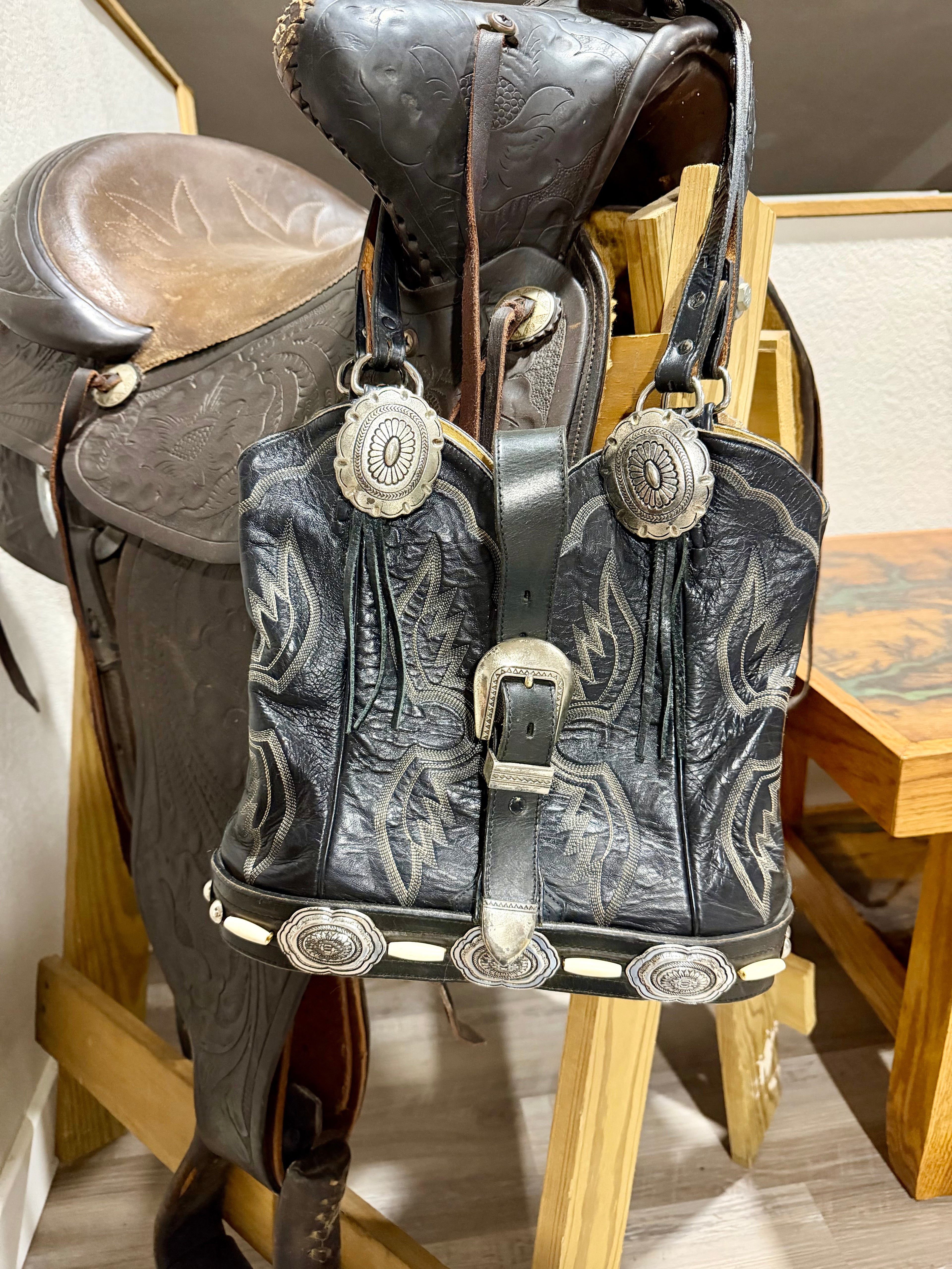 Repurposed Boot Purse