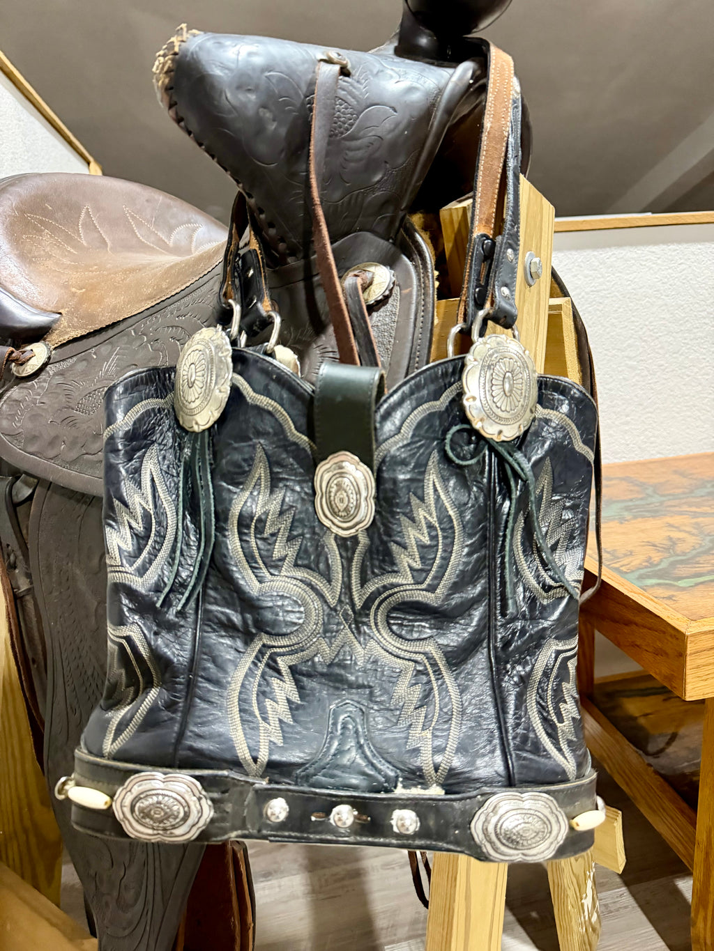 Repurposed Boot Purse