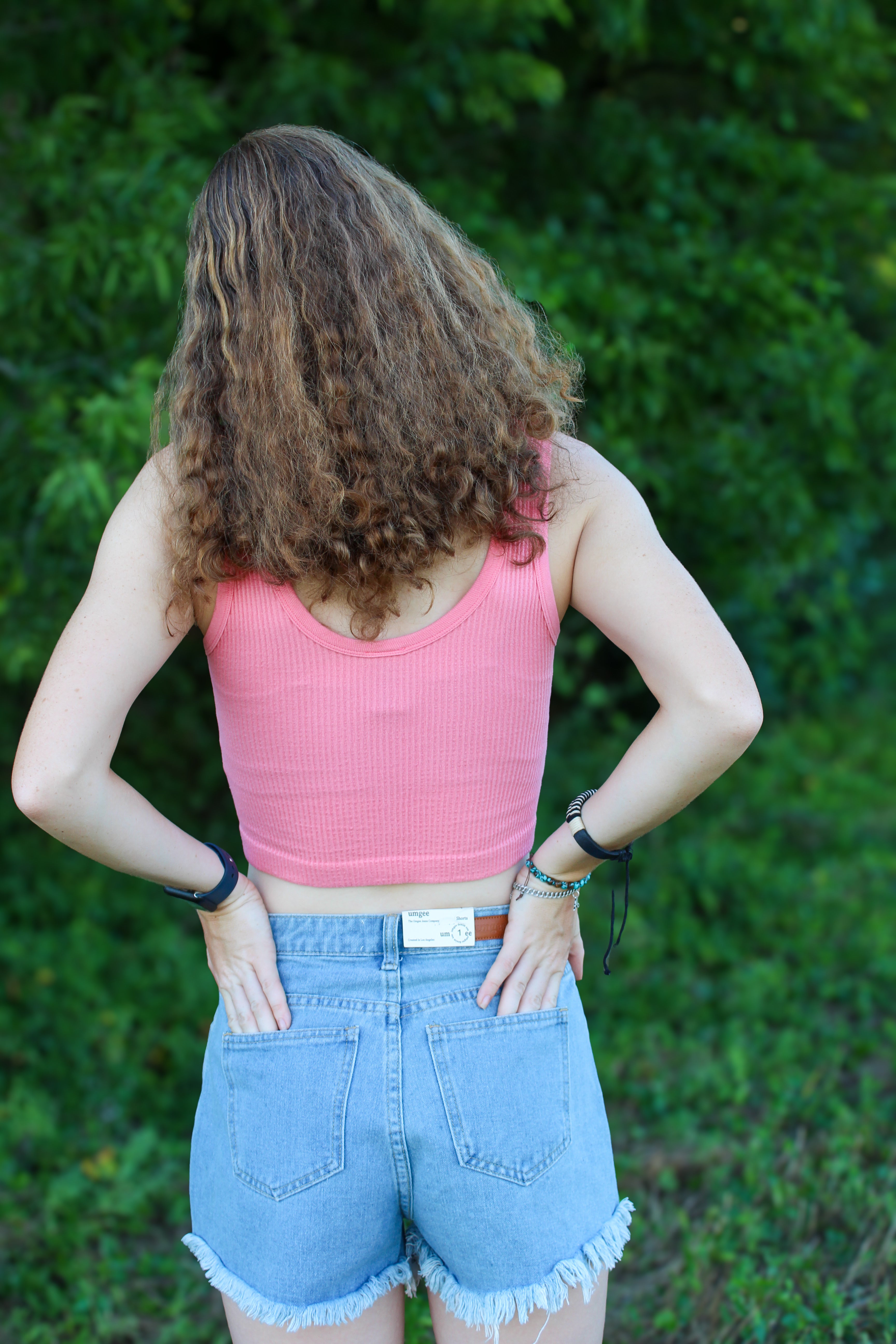 Denim & Lace Shorts- Blue and Black