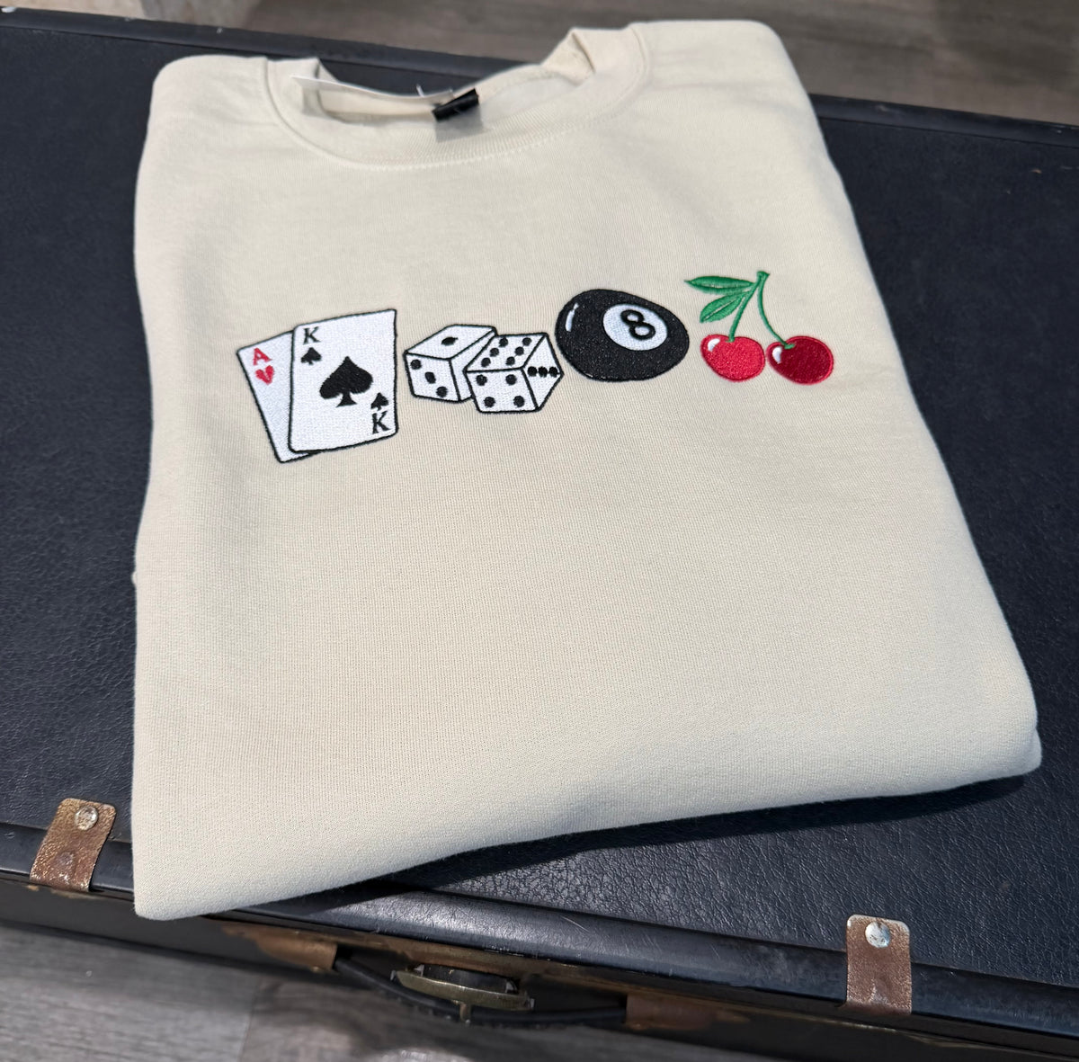 Feeling Lucky Embroidered Sweatshirt