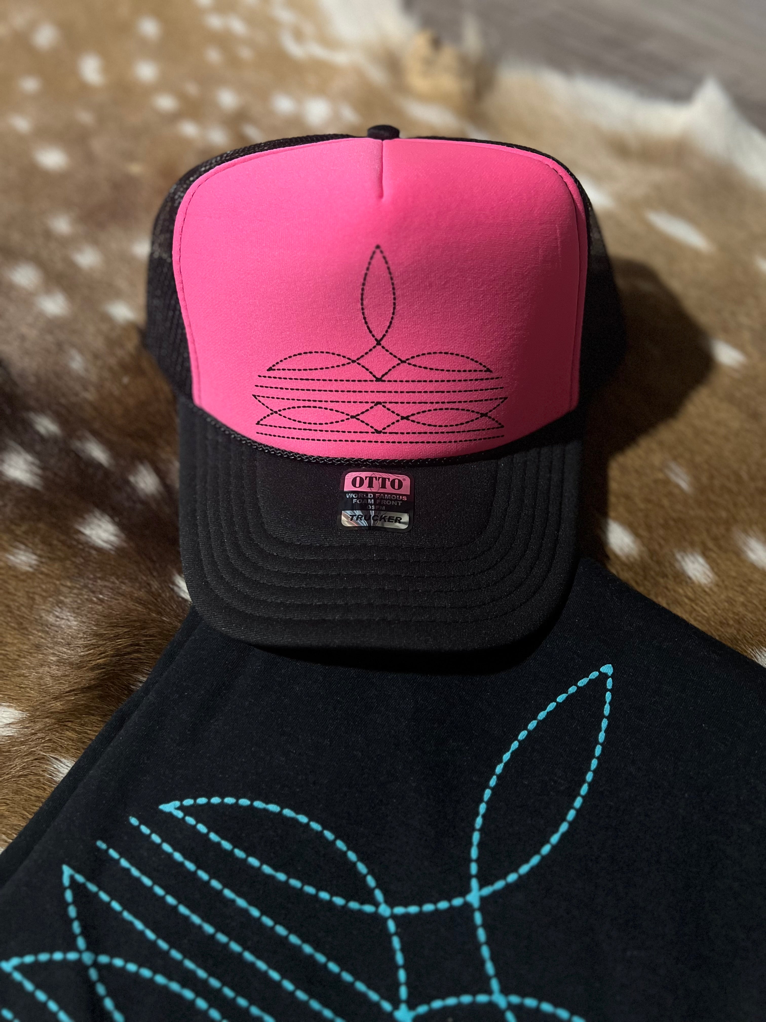 Boot Stitch Trucker Hat
