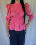 Pink Petal Peplum