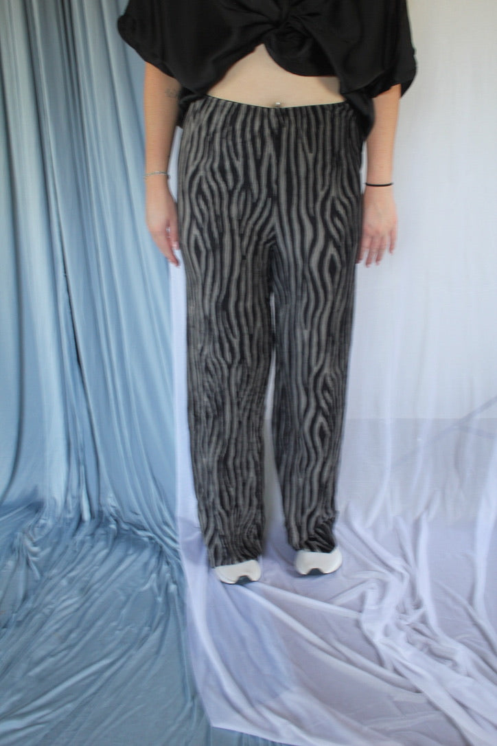Zebra Velvet Pants