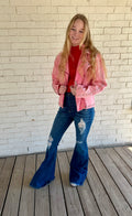 Pretty In Pink Denim Jacket