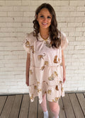 Blush Safari Dress