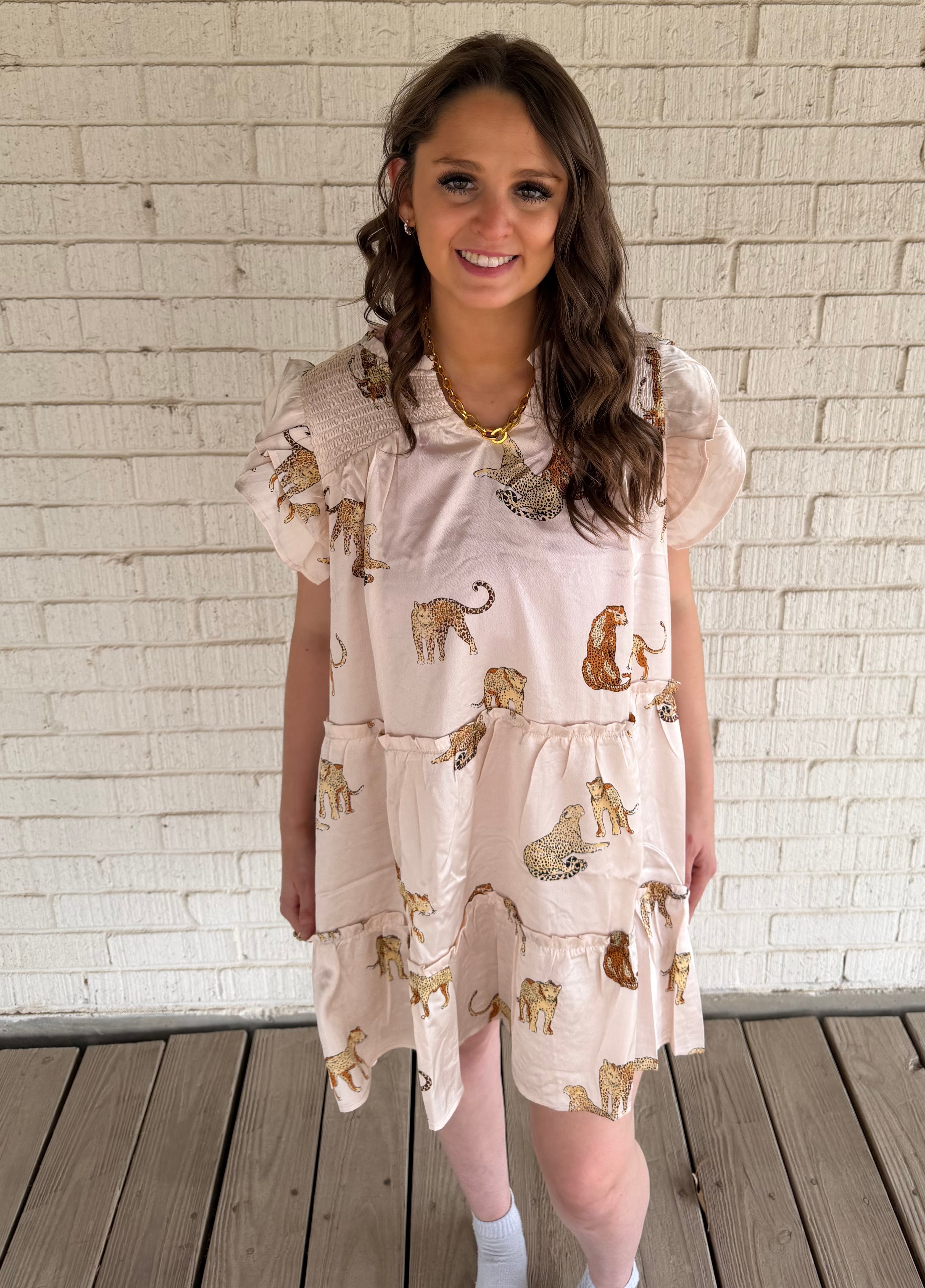 Blush Safari Dress