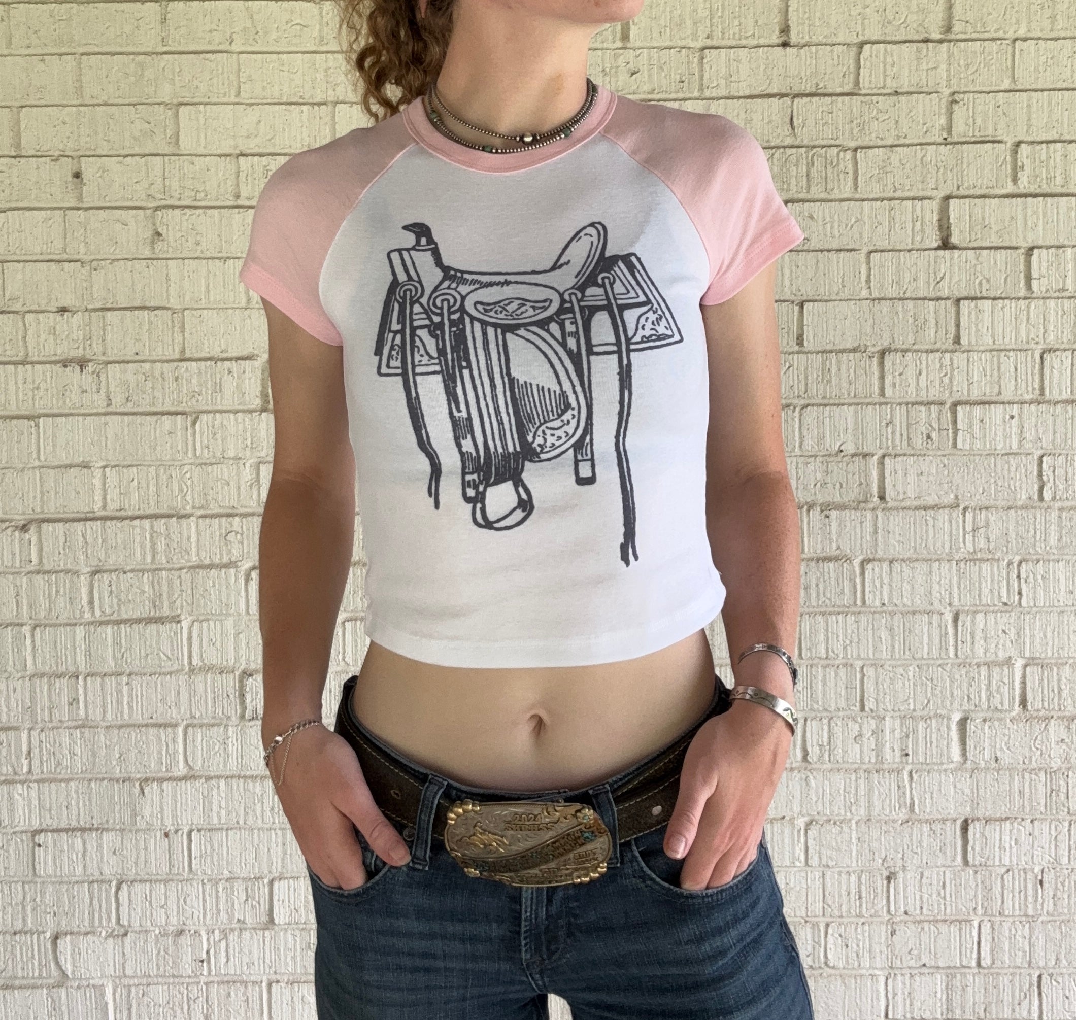 The Saddle Baby Tee