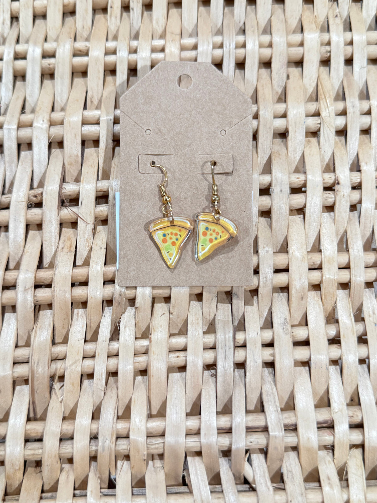 Pizza Earrings