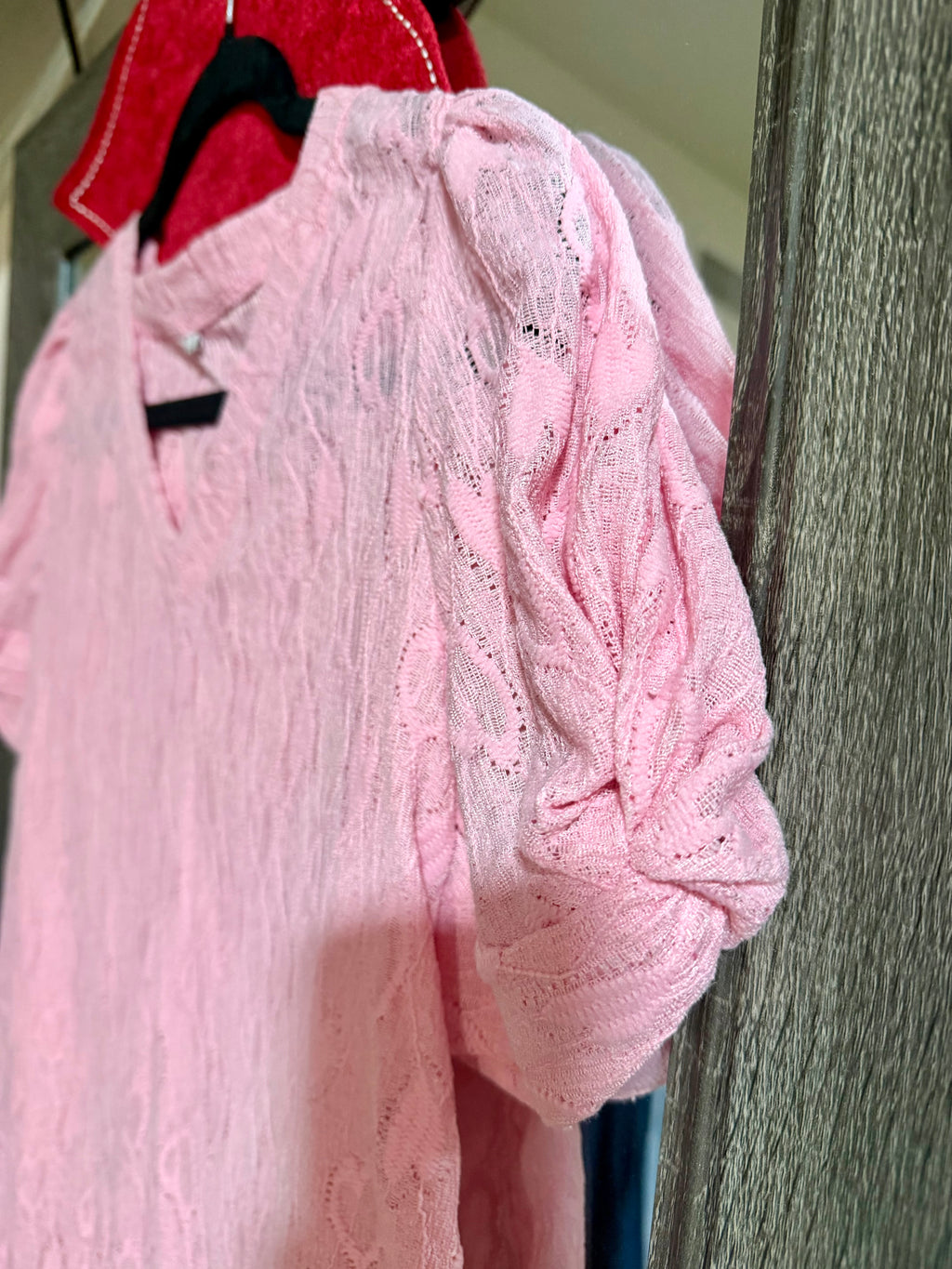 Heart V-Neck Blouse
