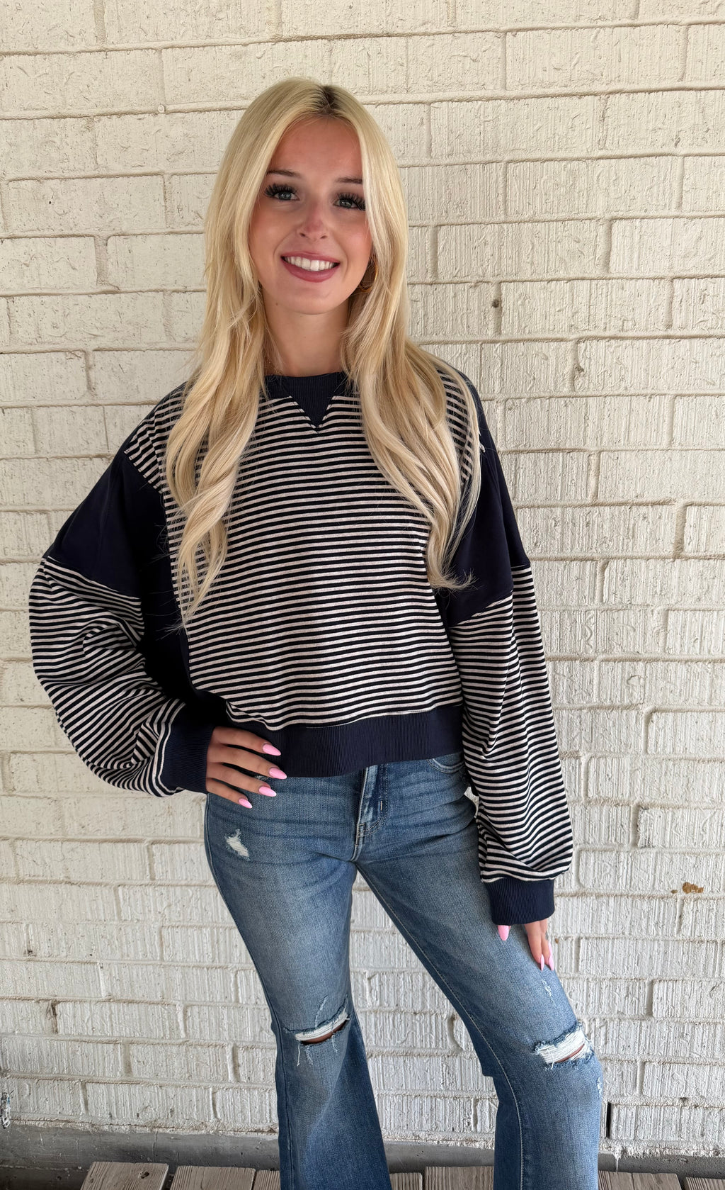 East Coast Stripe Pullover