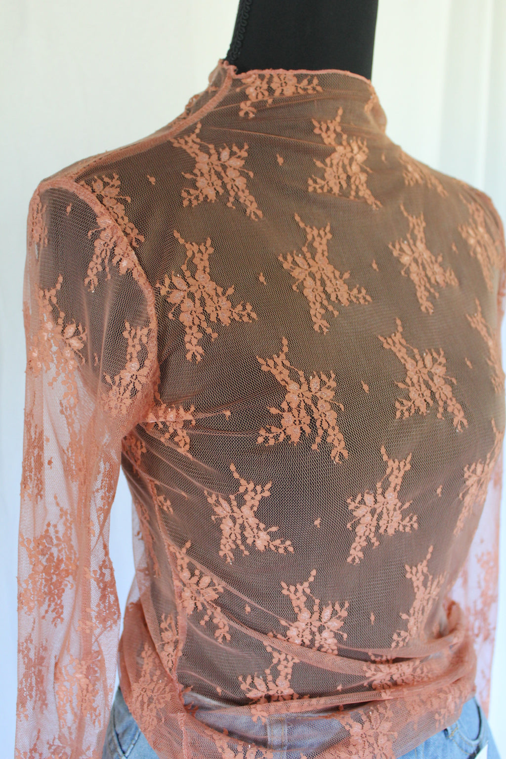 Lace Layering Long Sleeve Top