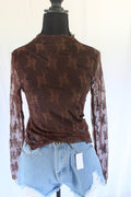Lace Layering Long Sleeve Top