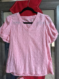 Heart V-Neck Blouse