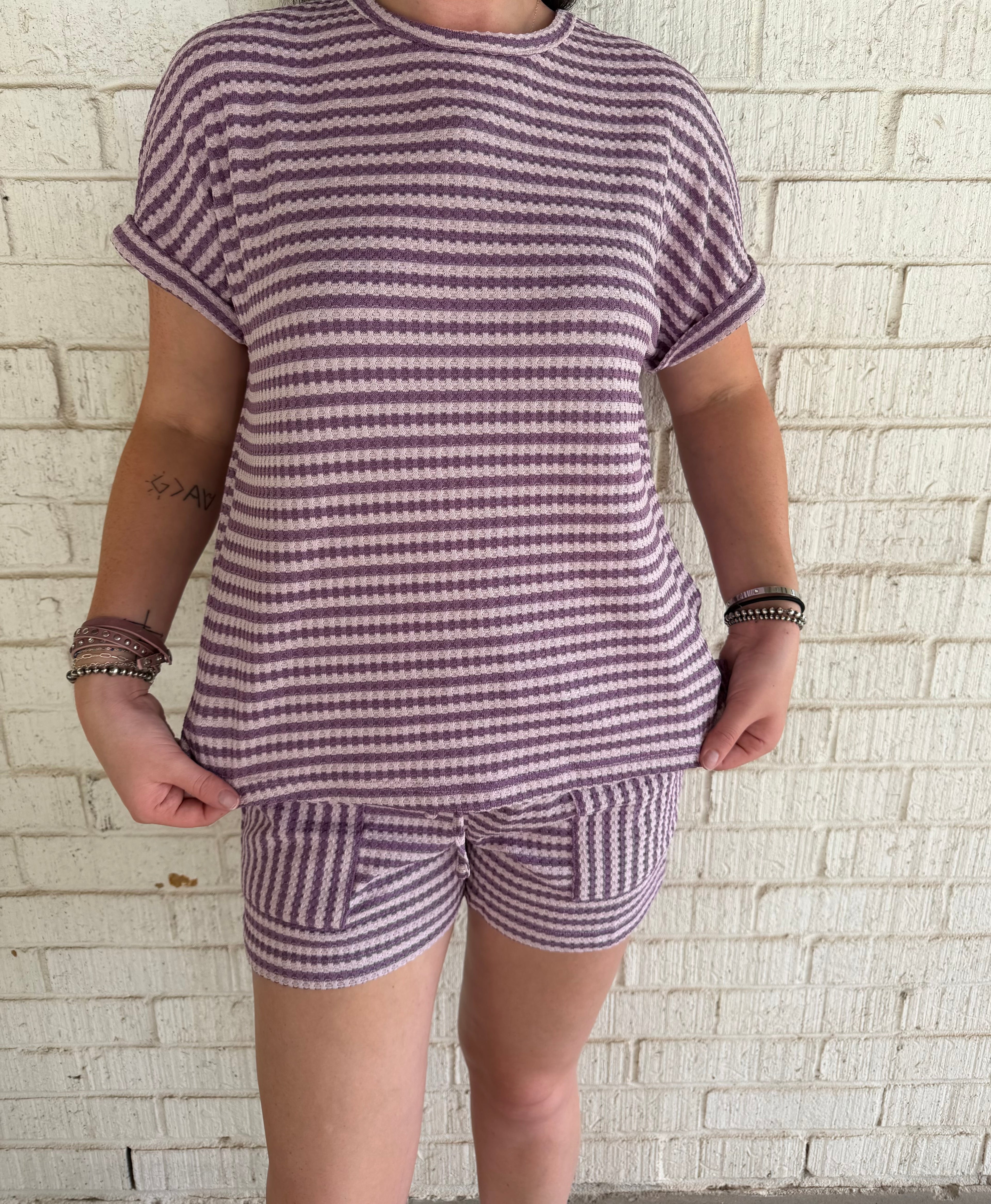 Stripe Knit Top