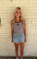 LULU MAC Striped Tank