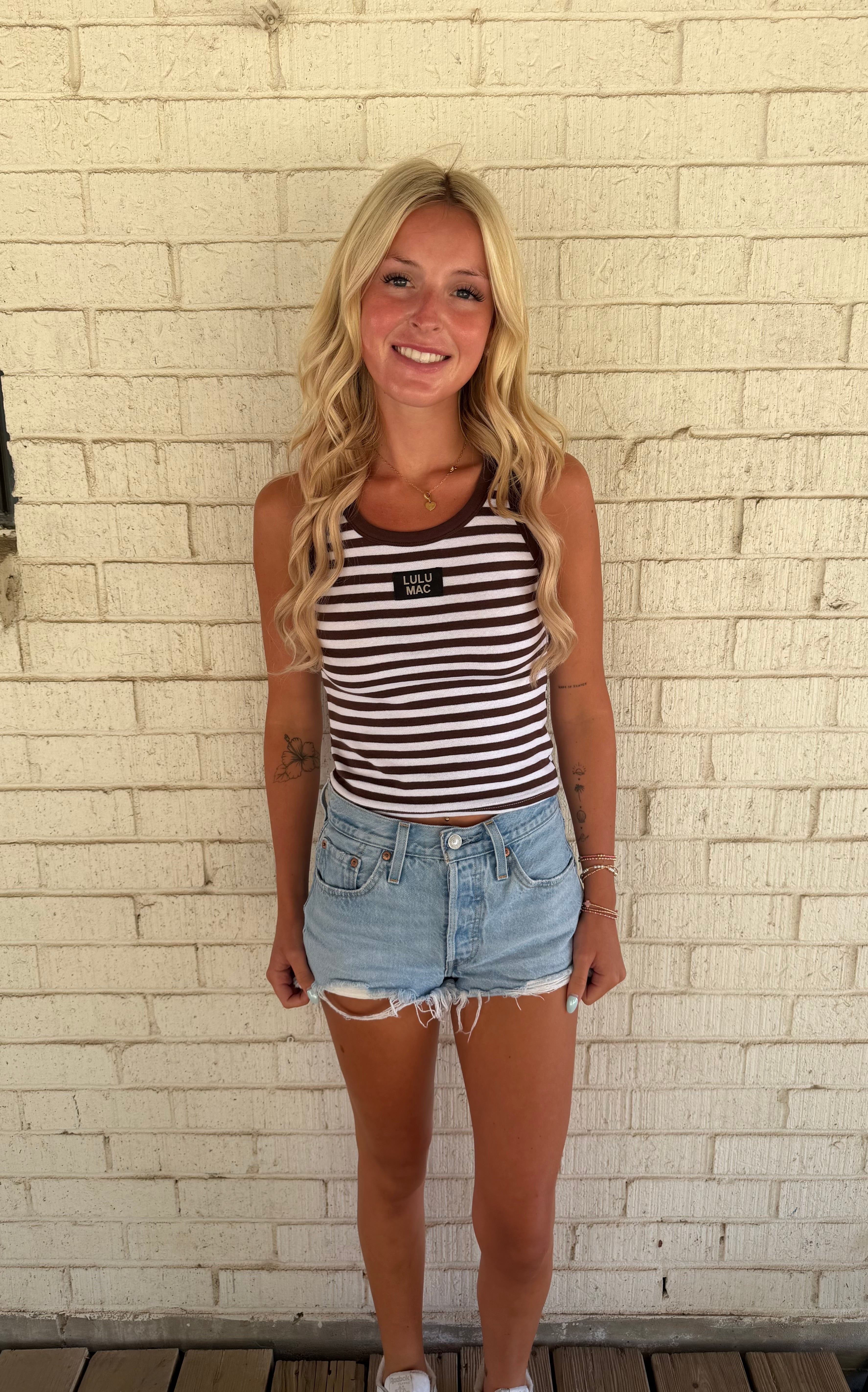 LULU MAC Striped Tank