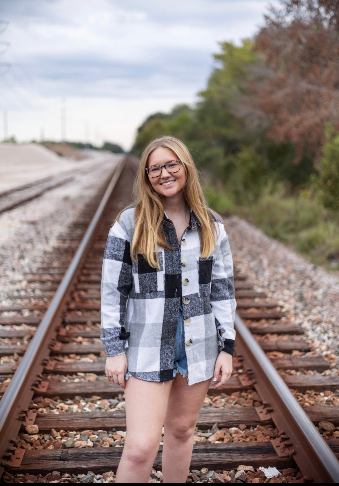 Checkered Button Up