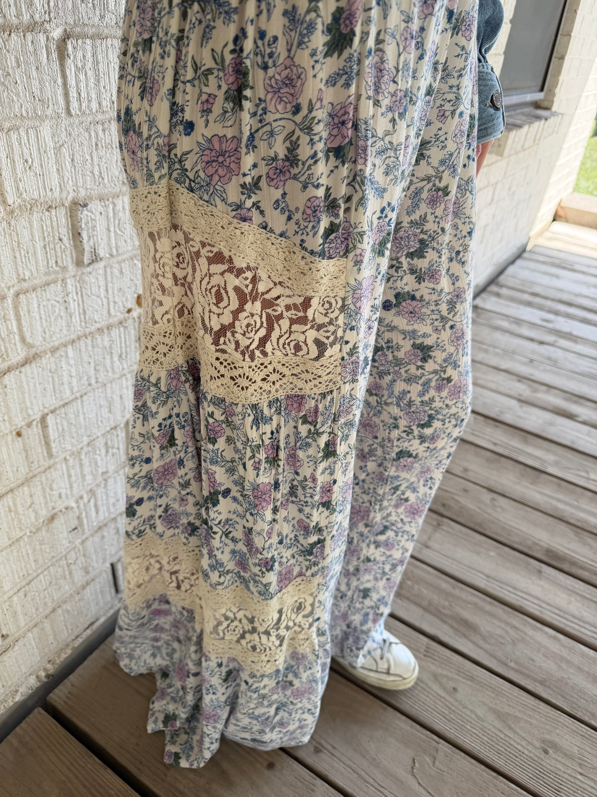Vintage Bloom Floral Lace Pants
