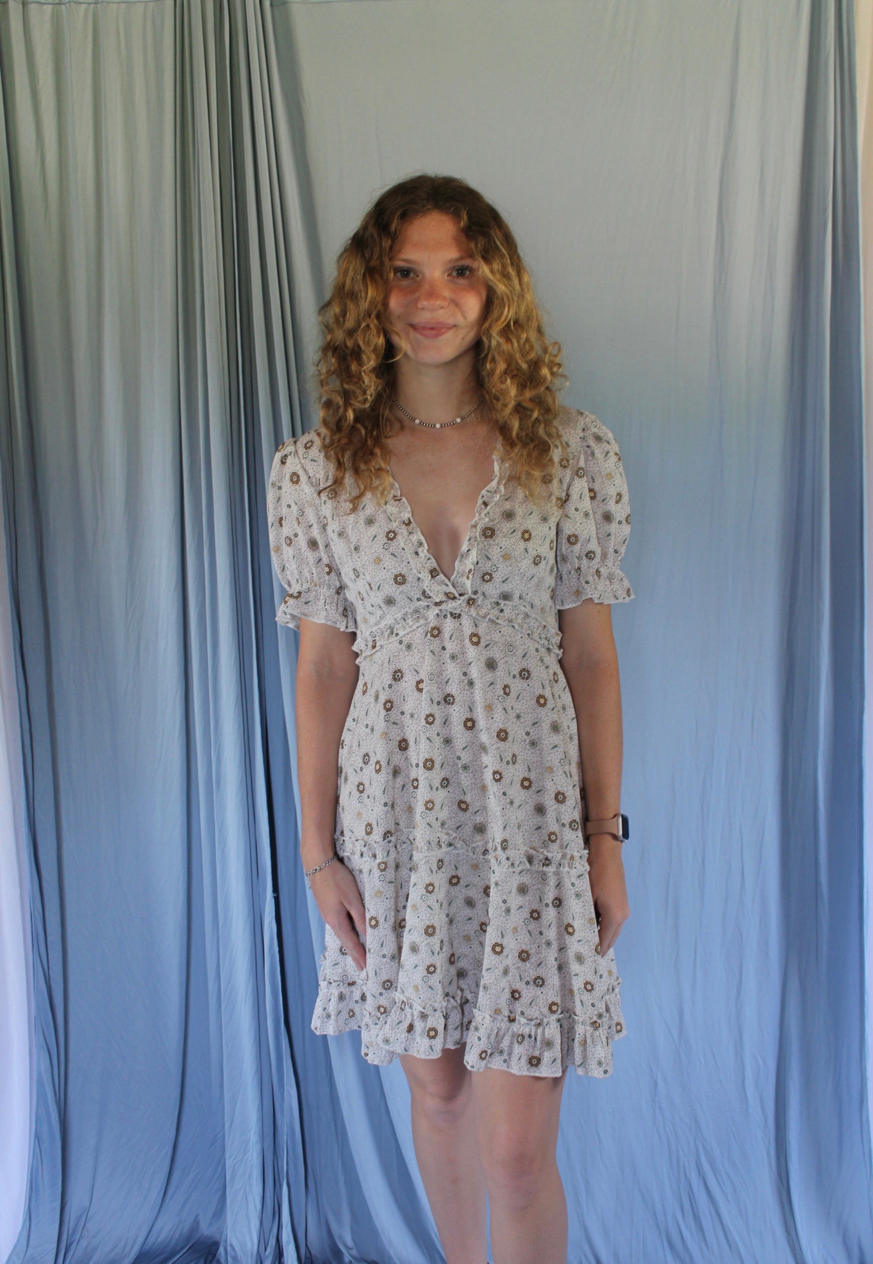 Meadow Whisper Midi Dress
