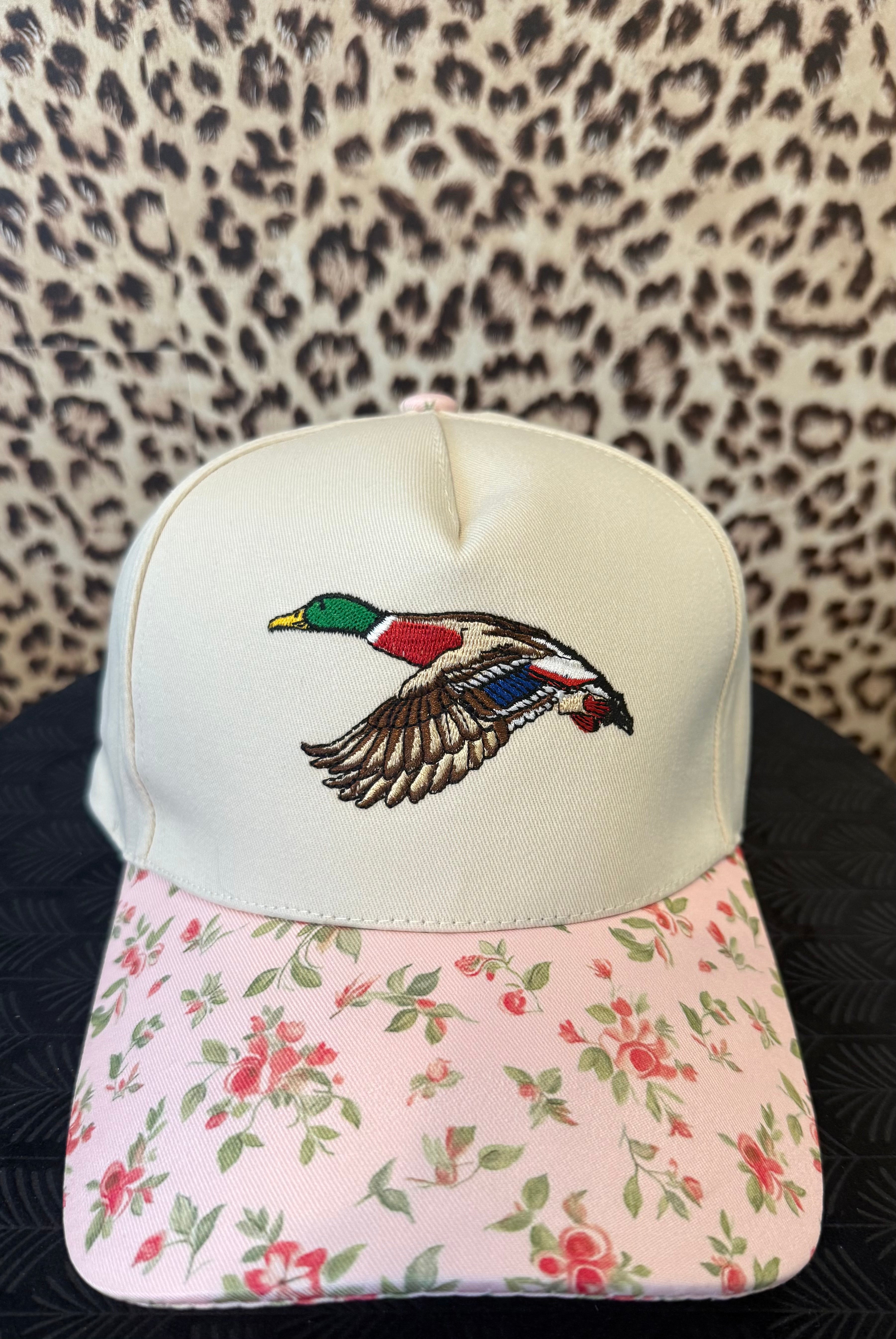 Floral Mallard Trucker Hat