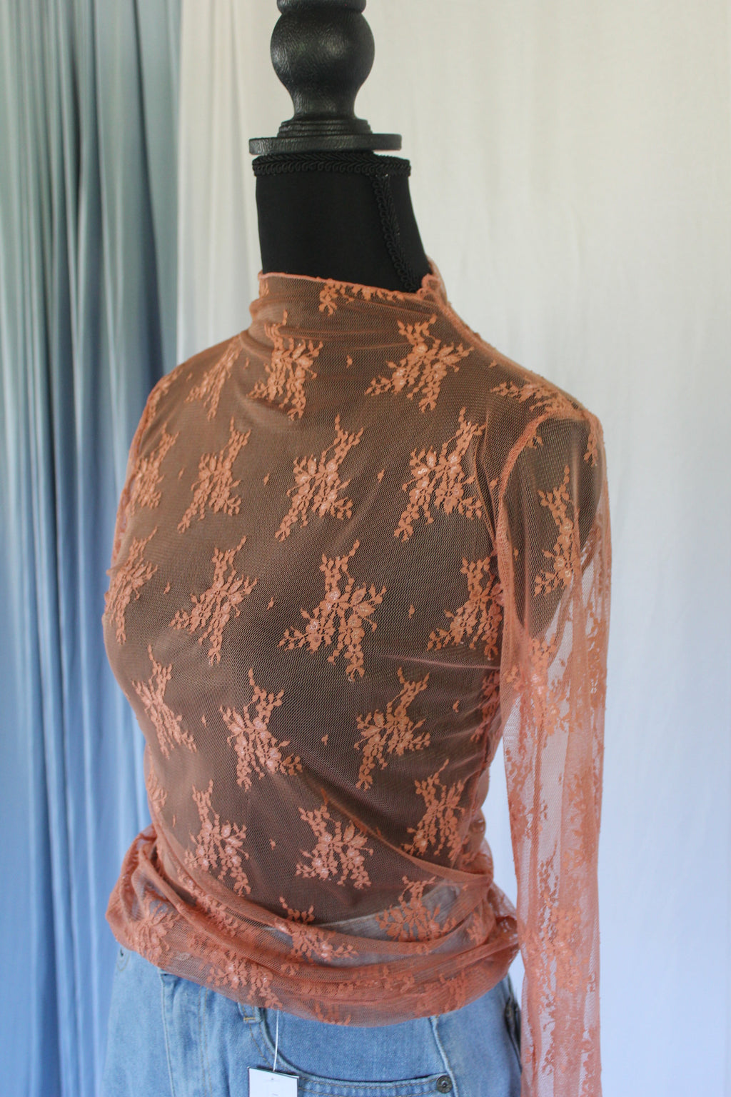 Lace Layering Long Sleeve Top