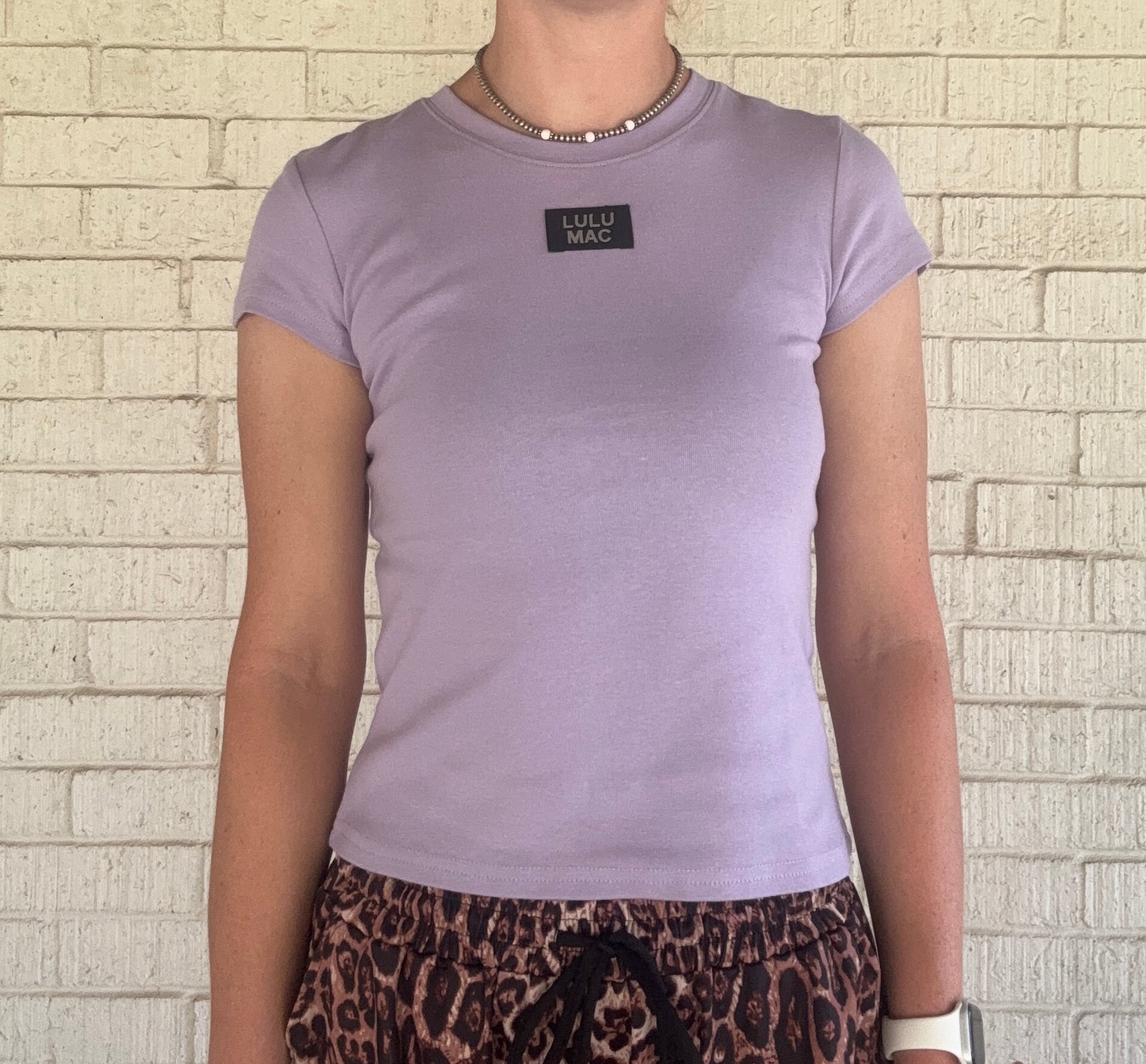 LULU MAC Lavender Baby Tee
