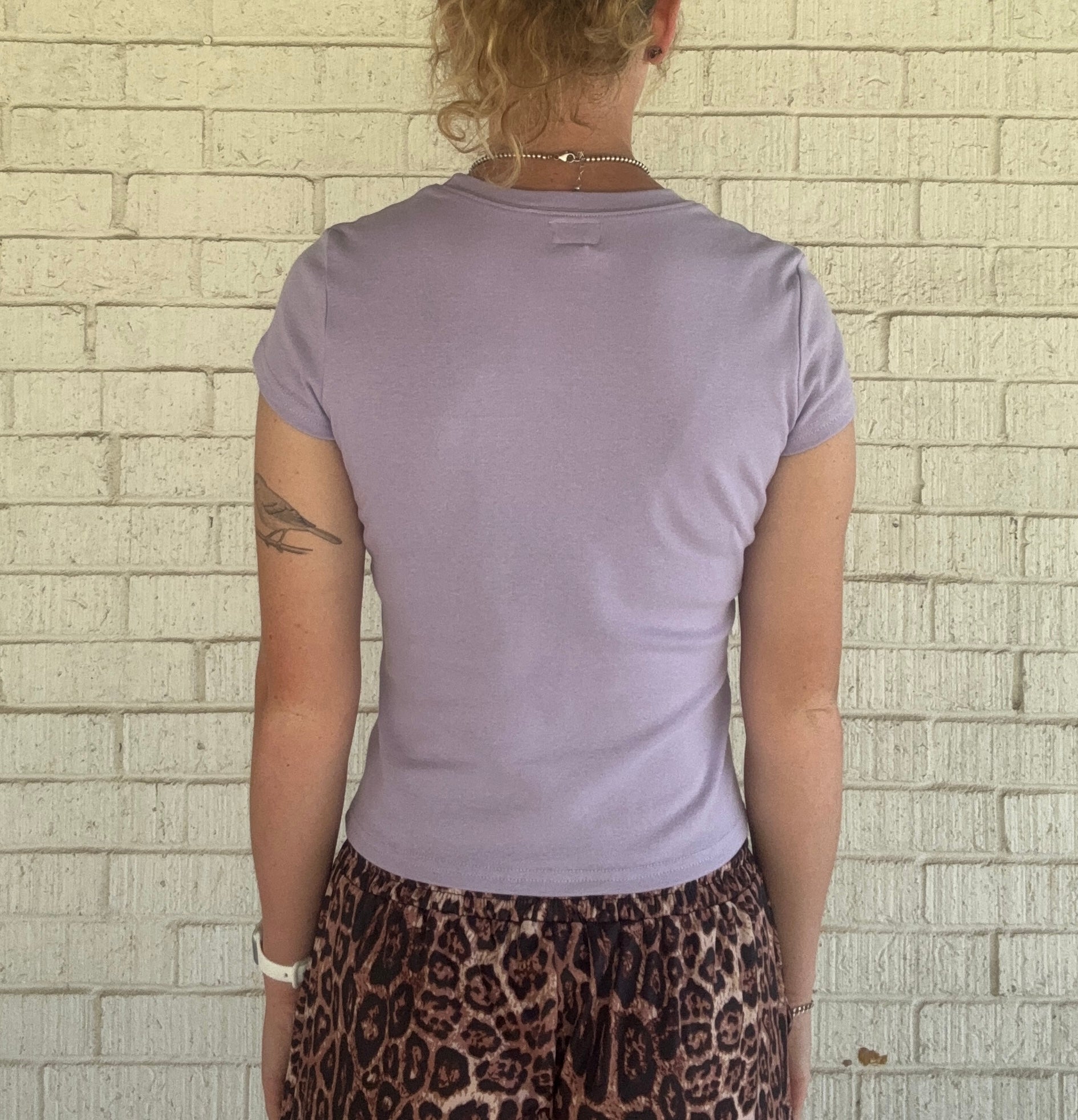 LULU MAC Lavender Baby Tee