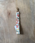 Flirty Floral Keychain