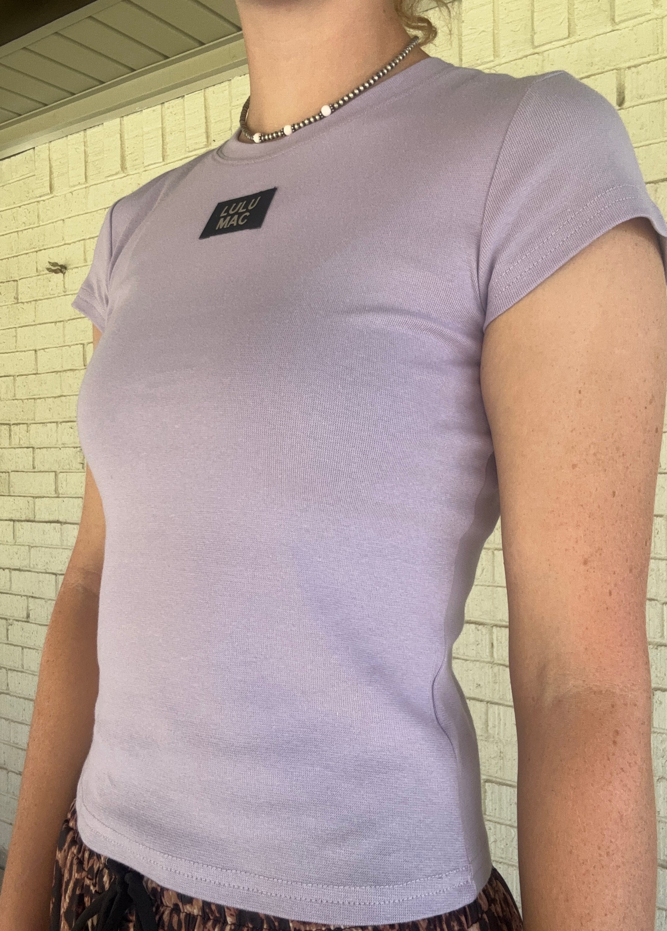 LULU MAC Lavender Baby Tee