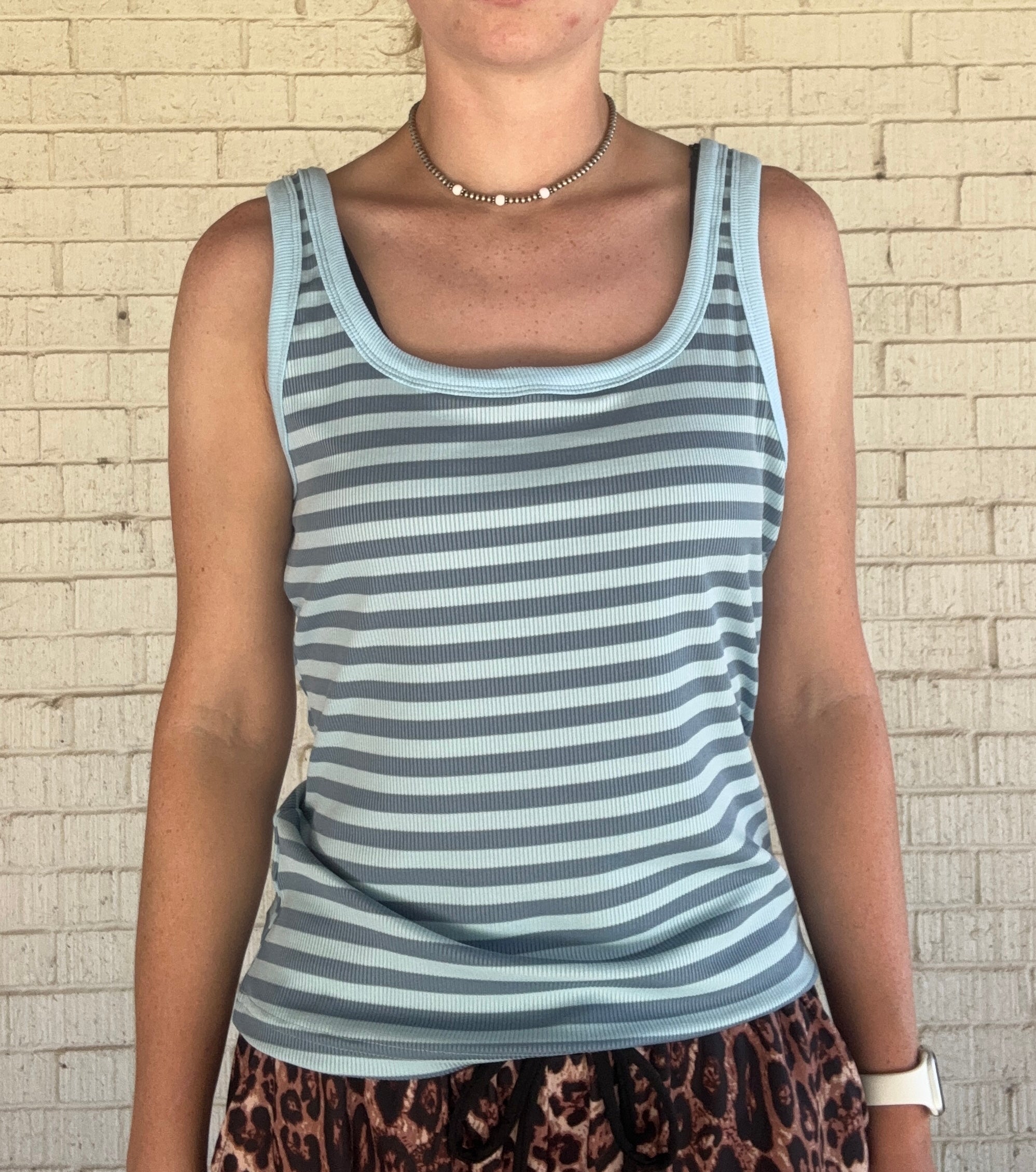 Blue Stripe Tank