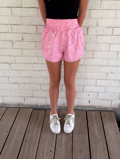 Pink Camo Shorts