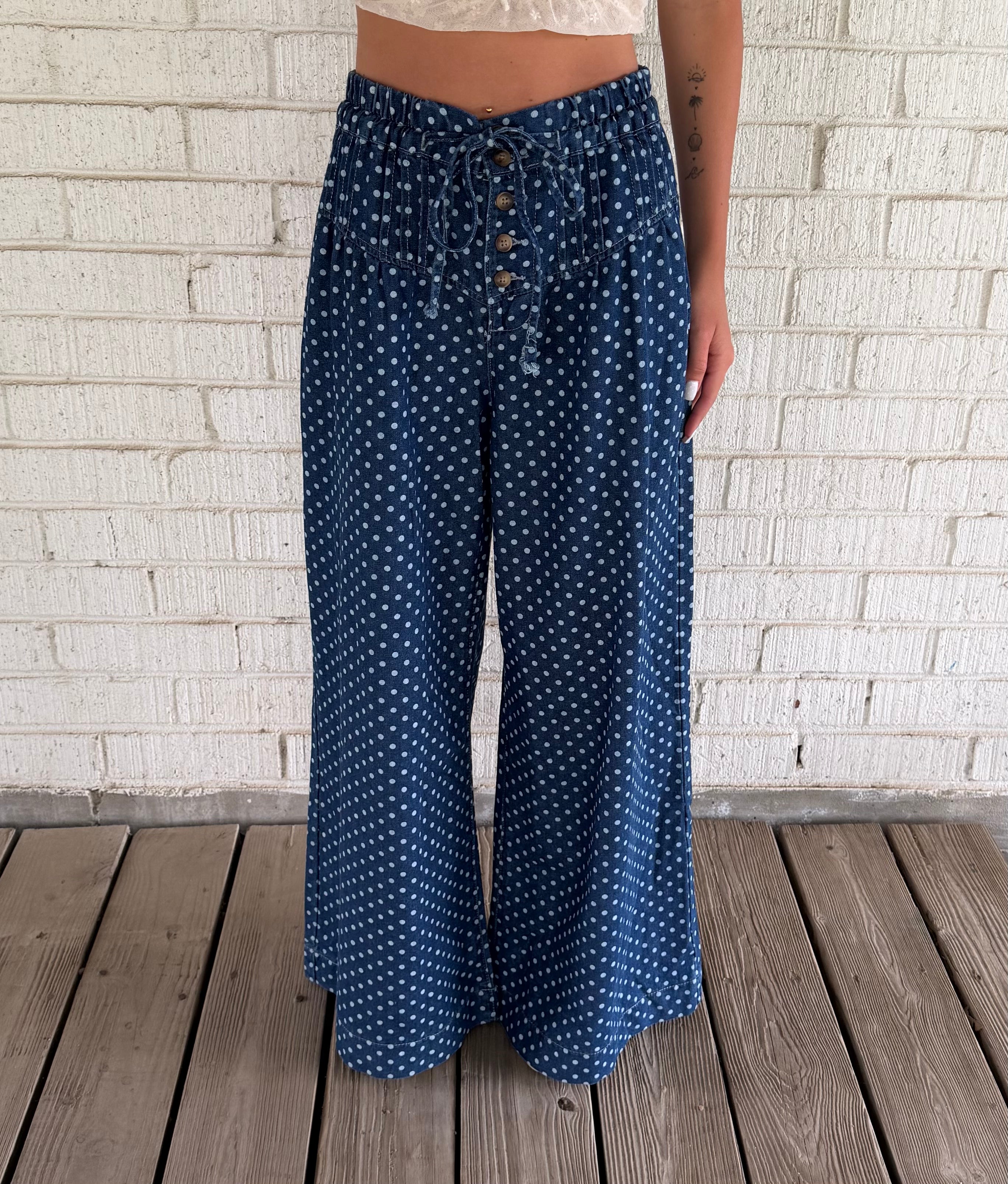 Dotty Denim Jeans