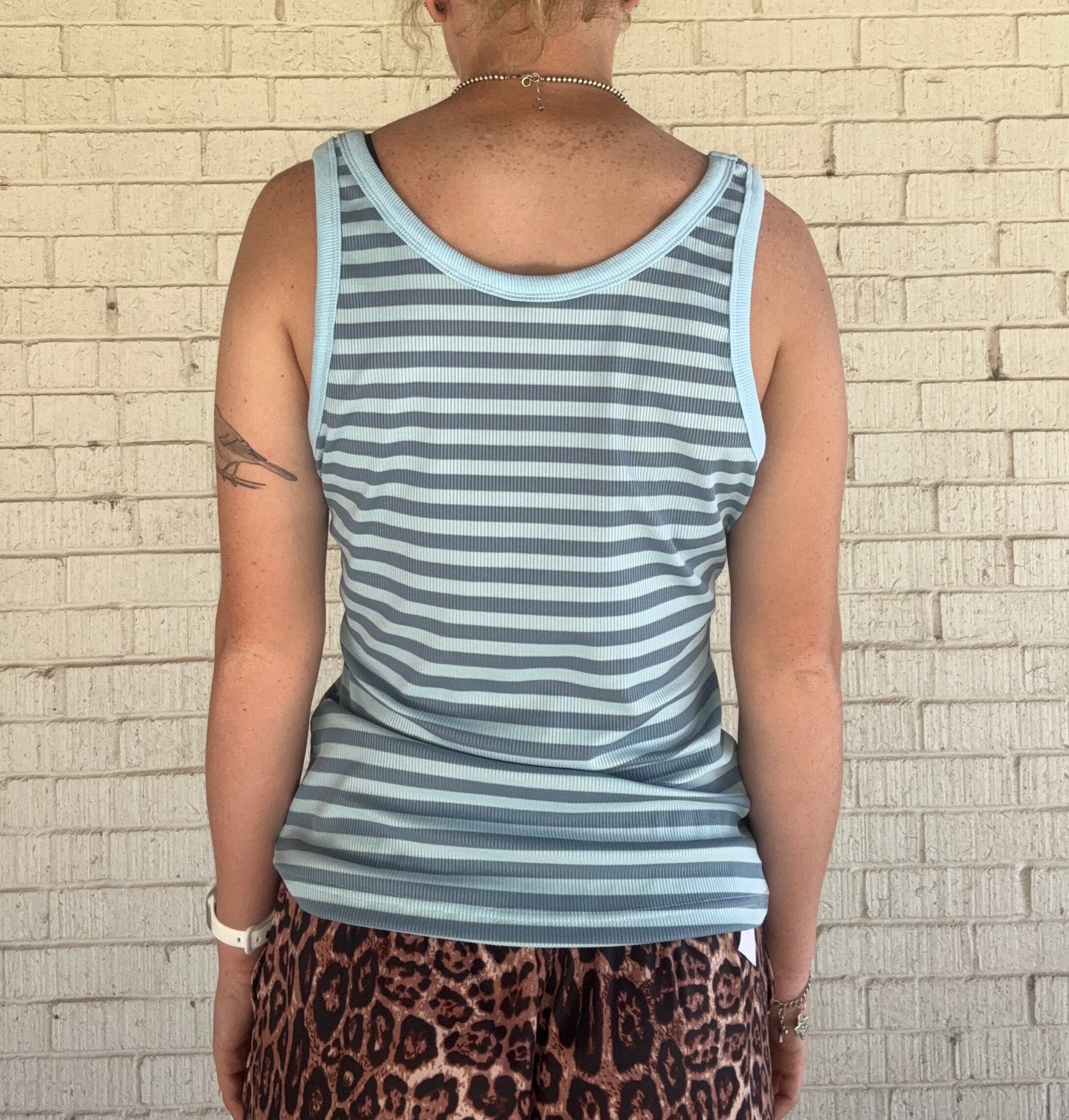 Blue Stripe Tank