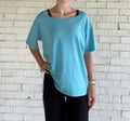 Boat Neck Basic Tee