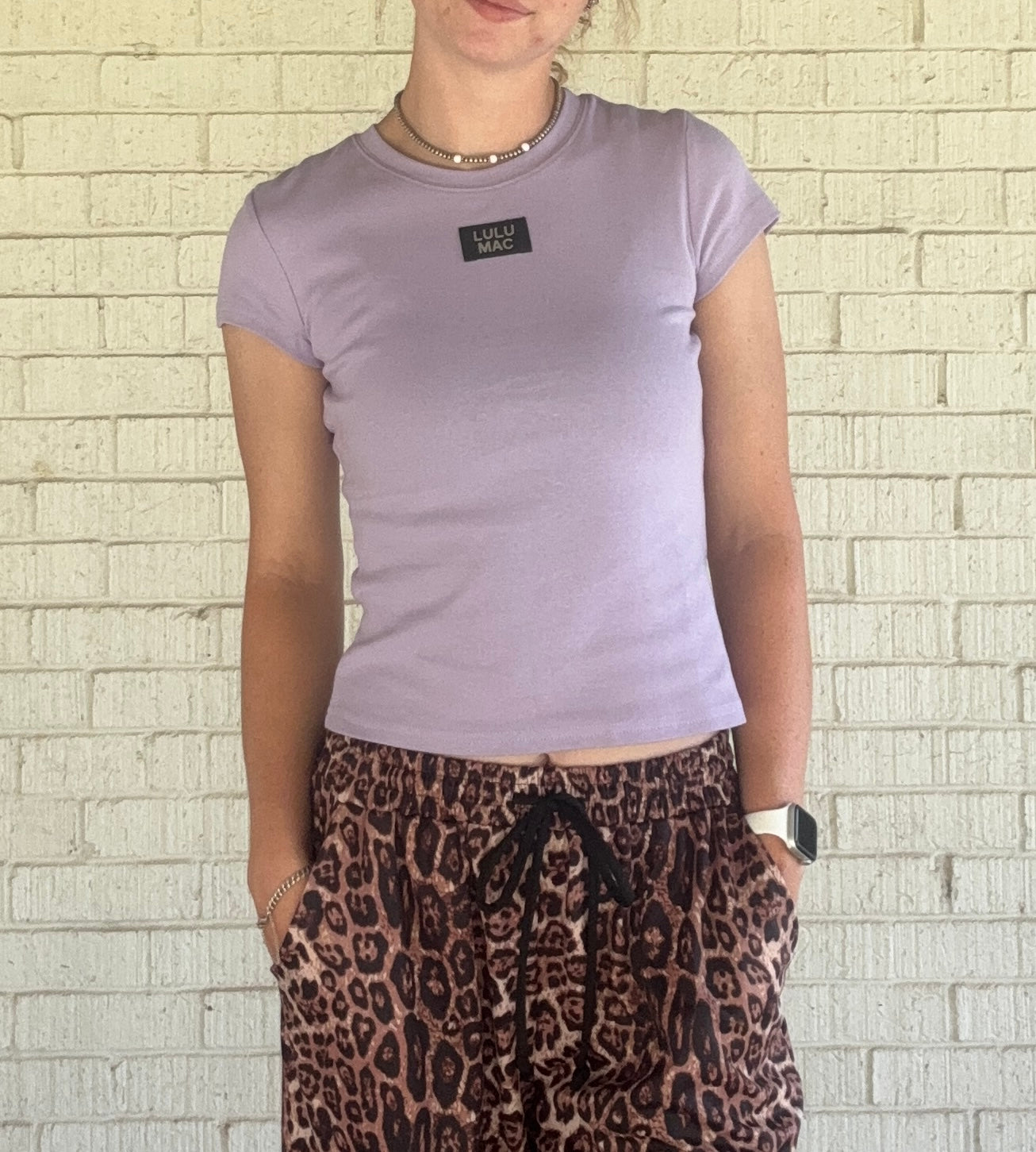 LULU MAC Lavender Baby Tee
