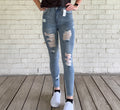 Distressed Skinny Jeans