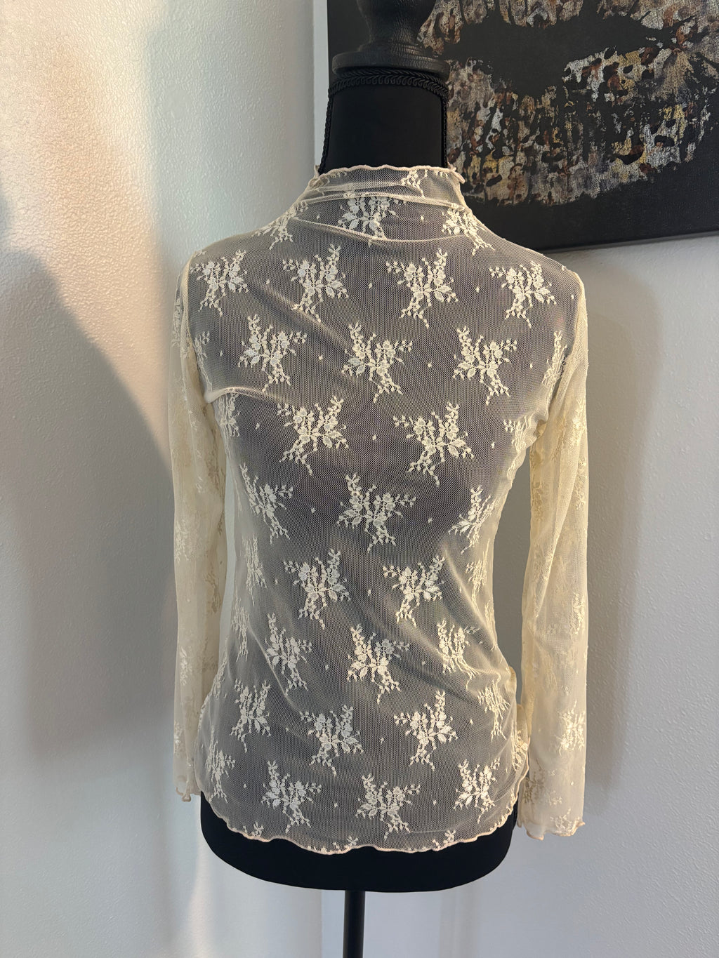 Lace Layering Long Sleeve Top